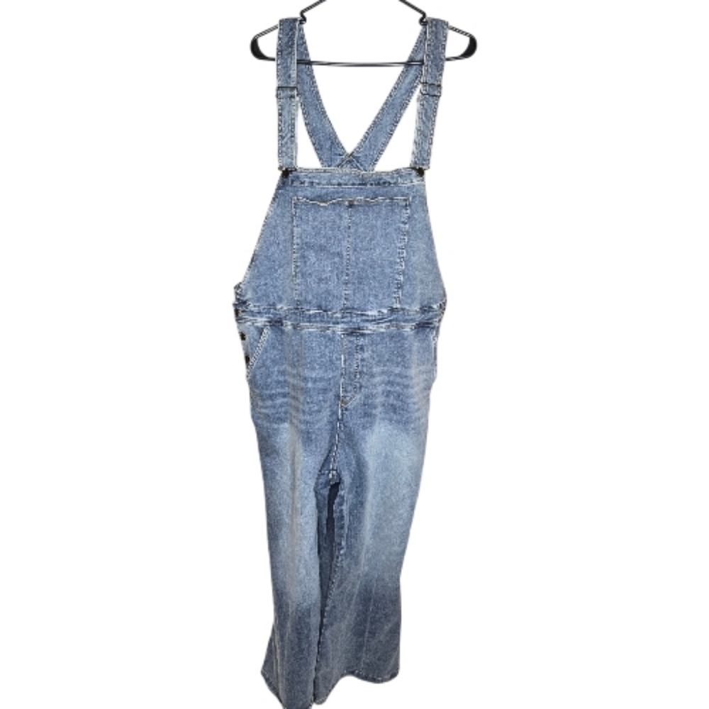 NEW Universal‎ Standard Casey wide leg denim overalls 22/24 L